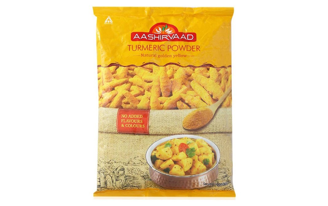 Aashirvaad Turmeric Powder - Natural Golden Yellow   Pack  200 grams